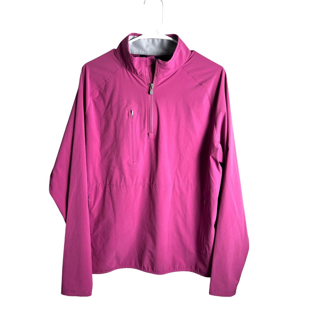Peter Millar Crown Crafted Quarter Zip Pullover Jacket Size Med Golf Outdoors - Picture 1 of 11